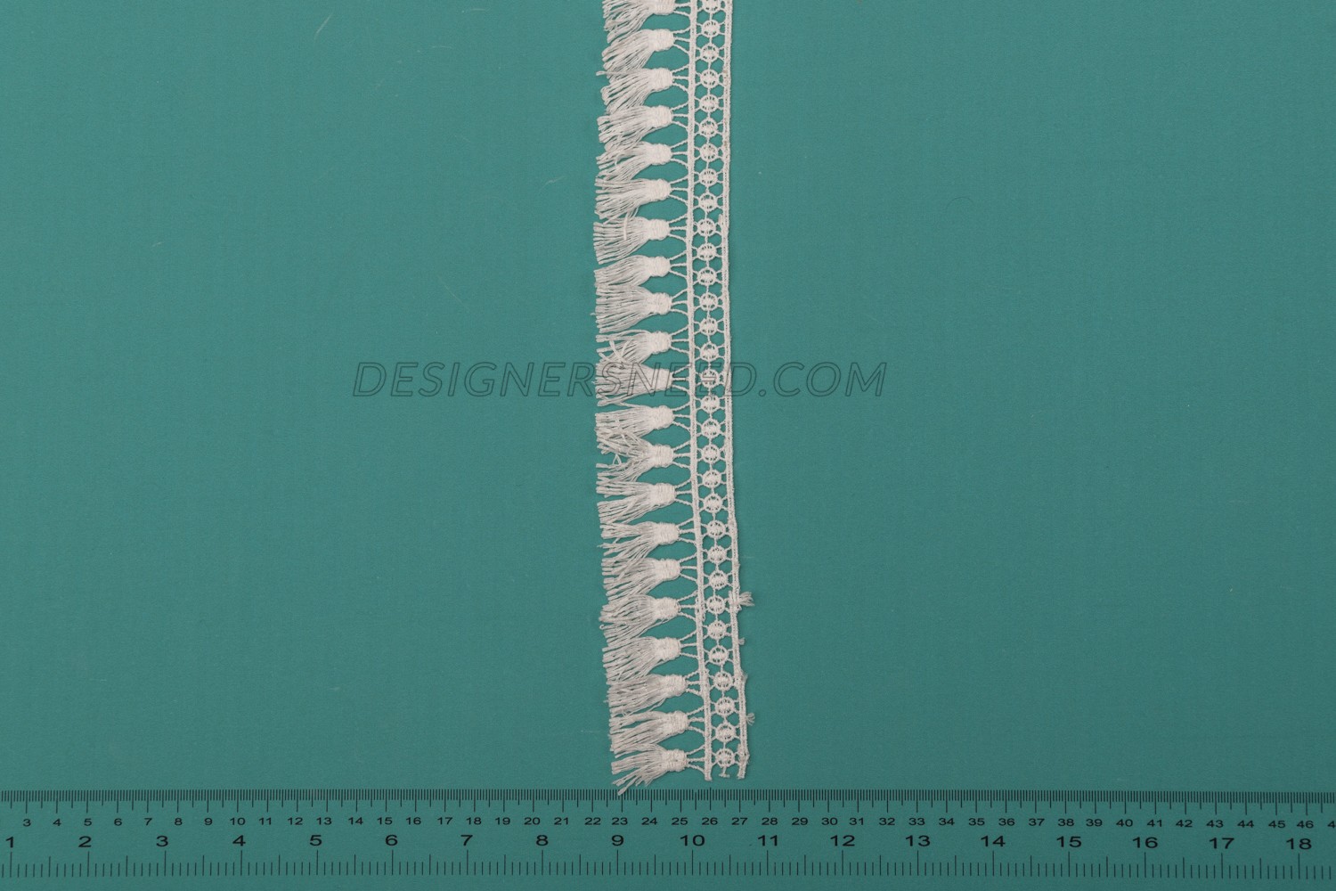 GPO Lace Polyester in White Color - Designers Need