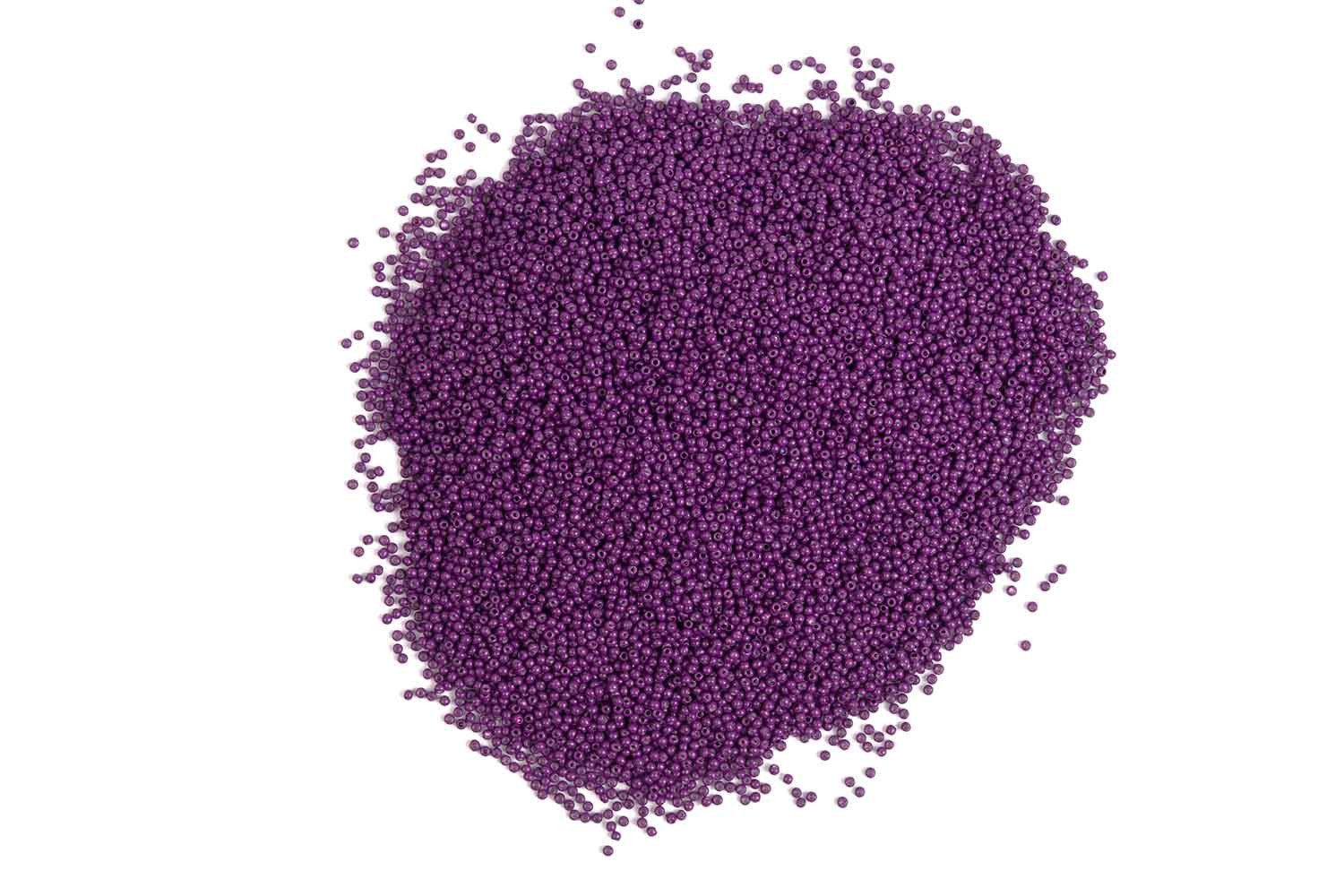 MRBD0007J) 2 MM Purple Color Round Shape Marble/Seed Beads (Jayco Moti) -  Designers Need