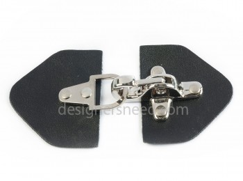 BUCL0005 Black Color Leather Buckle