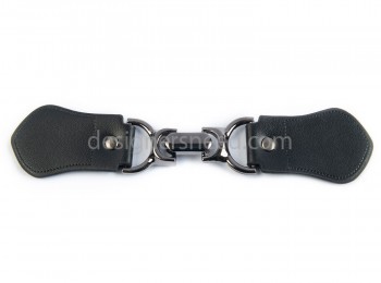 BUCL0006 Black Color Leather Buckle