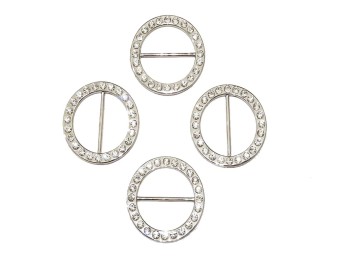 Round Shape Silver Color Buckle
