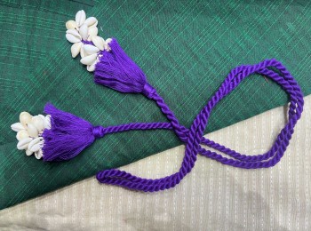 Purple Color Fancy Tassel Shells Dori/Cord