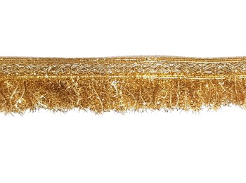 Dark Golden Color Fringes/Kiran/Frill Lace