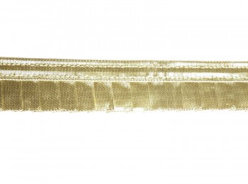 Medium Golden Color Frill Design Gota Lace for Dupatta, Sarre, Suits, Decoration etc GTLC0023C