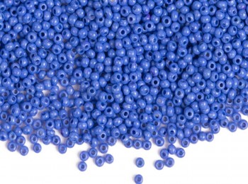 (MRBD0007) 2 MM Blue Color Round Shape Marble/Seed Beads (Jayco Moti)