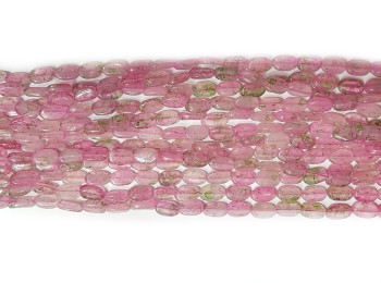 Light Pink Color Printed Marble Beads