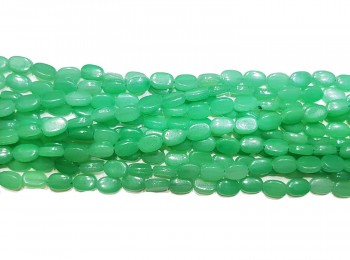 Green Color Marble Beads