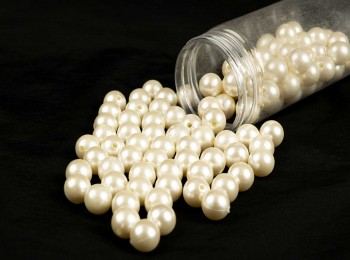 Off-White color Pearl Beads  3,4,5,6,8,10,12,10,16,18,20 mm Sizes