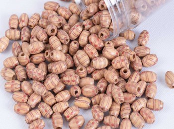 WBD0006 Light brown Color Wooden Beads
