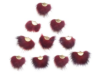 Maroon color Feather Style Light Weight Button For Kurtis, Tops etc.