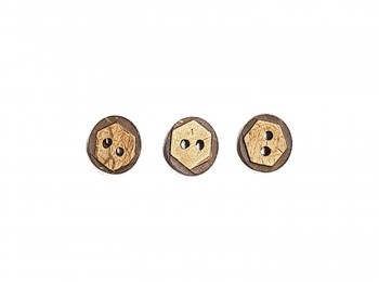 Brown Color Round Shape Wooden Buttons