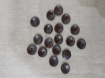 Dark Brown Round Wooden Buttons for Kurtis, Cardigans, Sweaters etc.