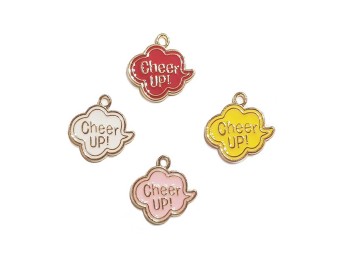 'Cheer Up' Assorted Charms/Pendants for bags, keychains, craft items etc.